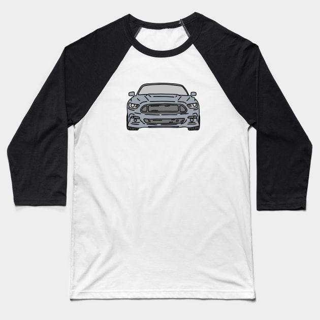 front muscle car Baseball T-Shirt by fokaction